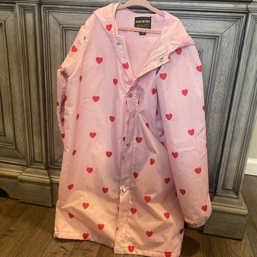 Hugo Loves Tiki Kip&Co Girl Raincoat Jacket Size 10